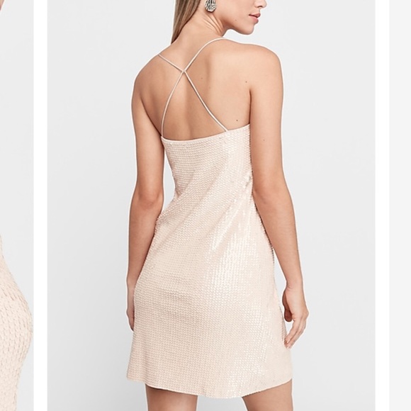 NWT Sequin Cami Slip Dress - Picture 3 of 6